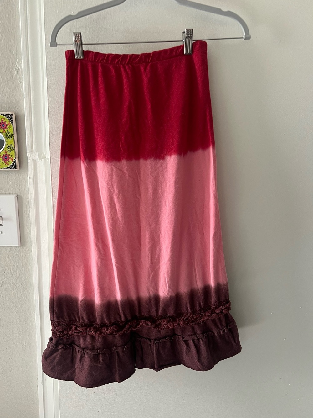 Y2K Tie dye with Ruffle Hem- Teeology